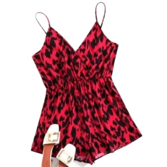 𝅺BRAND nwt sexy print Plus Romper sz20 - Picture 1 of 6